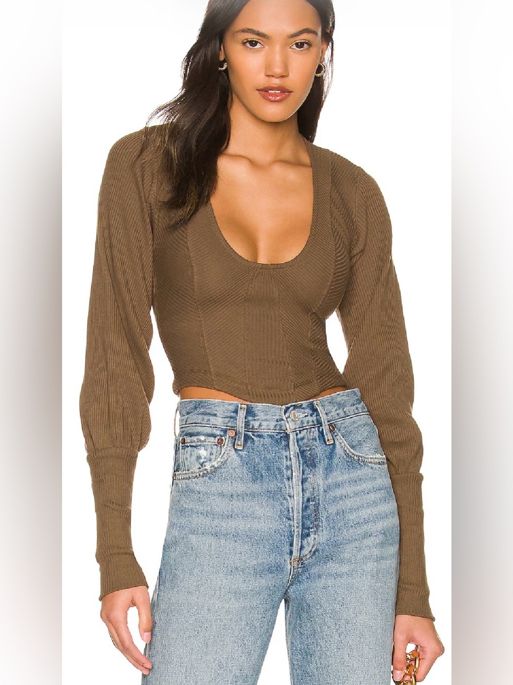 Free People Petro Corset Top